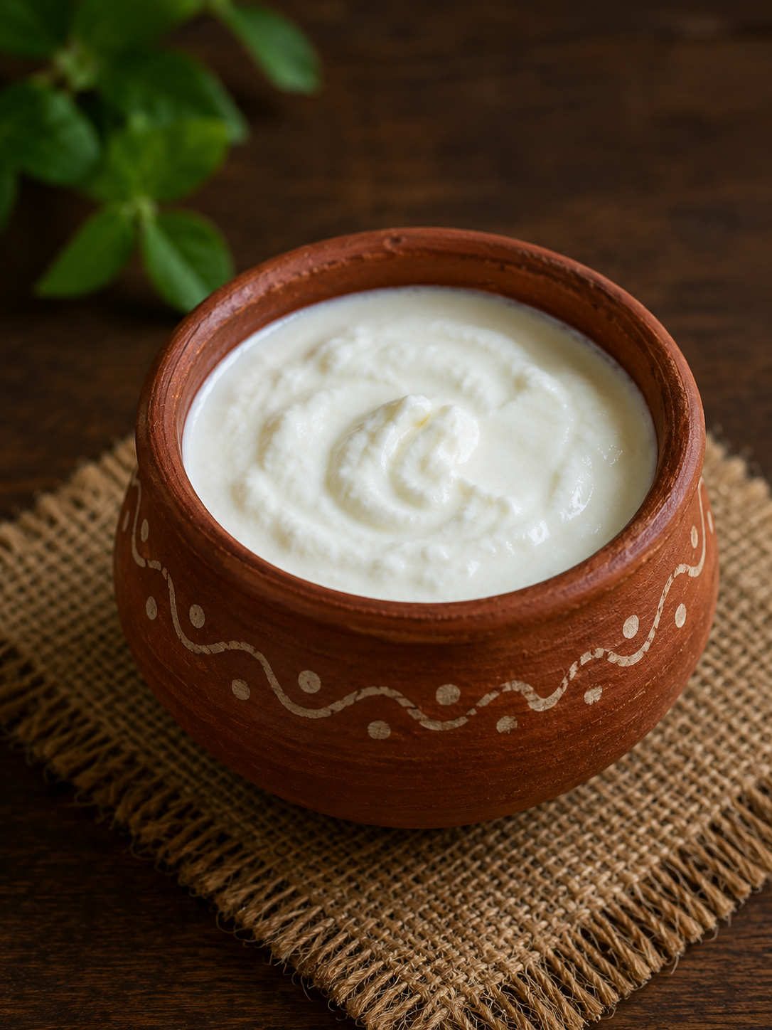 Dahi, set in clay
